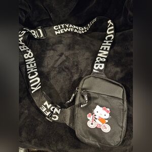 Hello Kitty Black Crossbody Bag